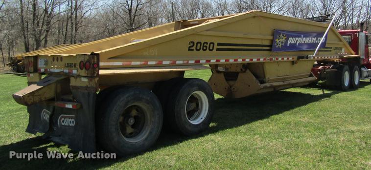 image for item DC4277 1998 Load King 2060-40-2 bottom dump trailer