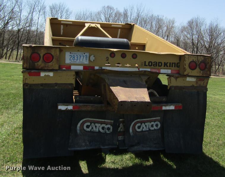 image for item DC4277 1998 Load King 2060-40-2 bottom dump trailer