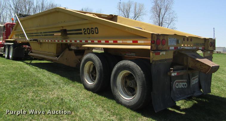 image for item DC4277 1998 Load King 2060-40-2 bottom dump trailer