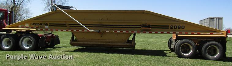 image for item DC4277 1998 Load King 2060-40-2 bottom dump trailer