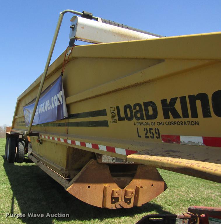 image for item DC4277 1998 Load King 2060-40-2 bottom dump trailer