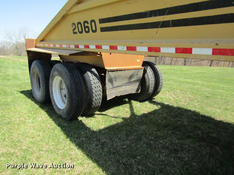 image for item DC4277 1998 Load King 2060-40-2 bottom dump trailer