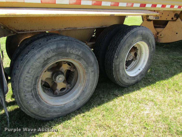 image for item DC4277 1998 Load King 2060-40-2 bottom dump trailer