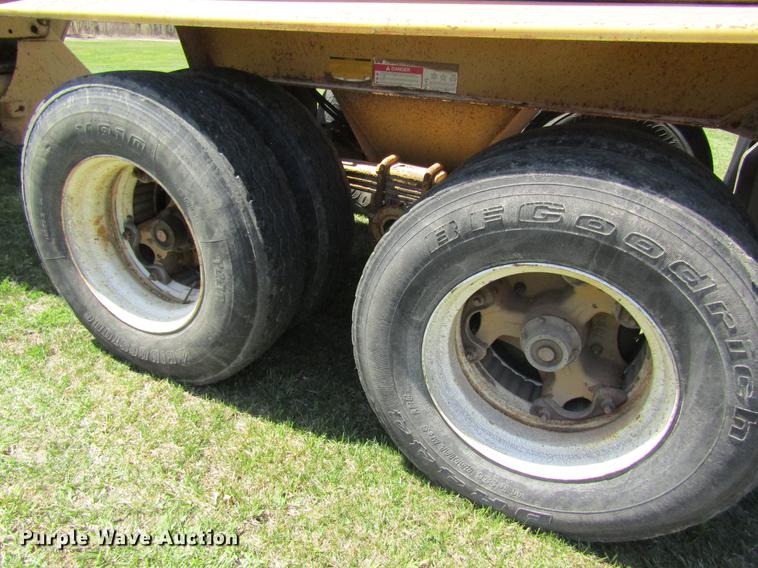 image for item DC4277 1998 Load King 2060-40-2 bottom dump trailer