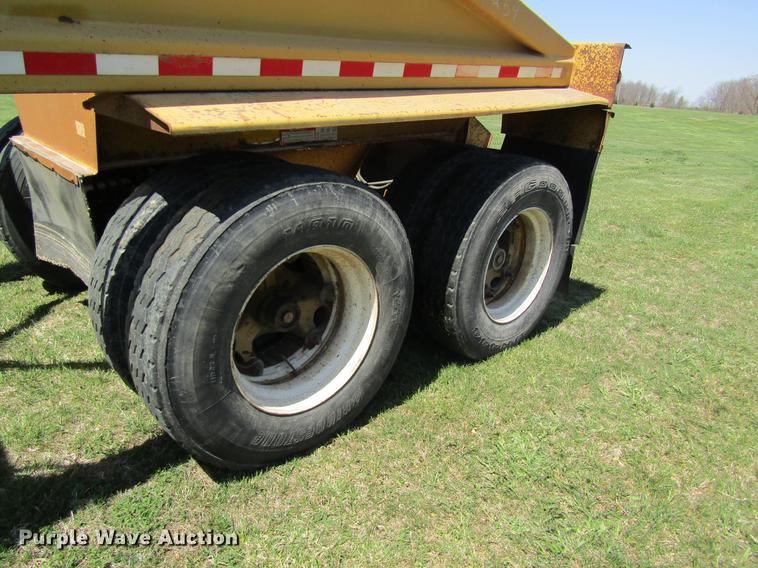 image for item DC4277 1998 Load King 2060-40-2 bottom dump trailer