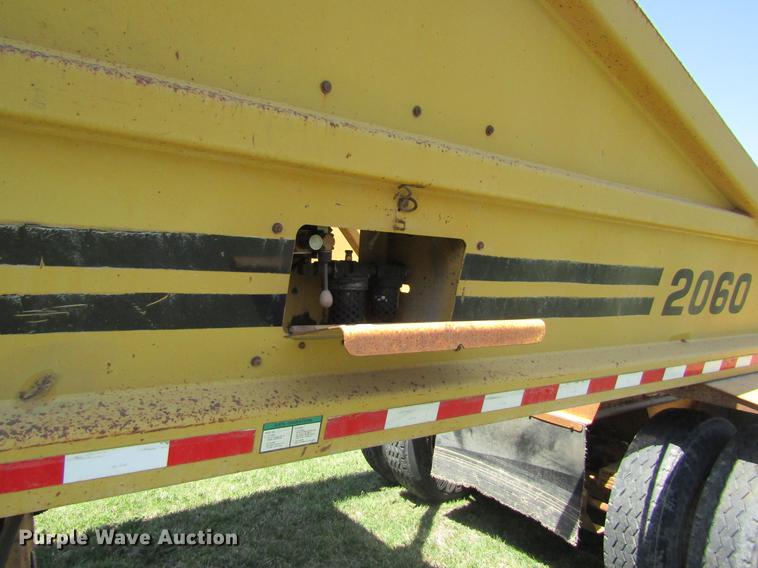 image for item DC4277 1998 Load King 2060-40-2 bottom dump trailer