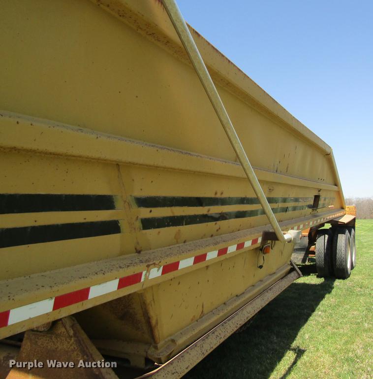 image for item DC4277 1998 Load King 2060-40-2 bottom dump trailer