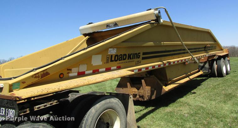 image for item DC4278 1997 Load King 2060-40-2 bottom dump trailer