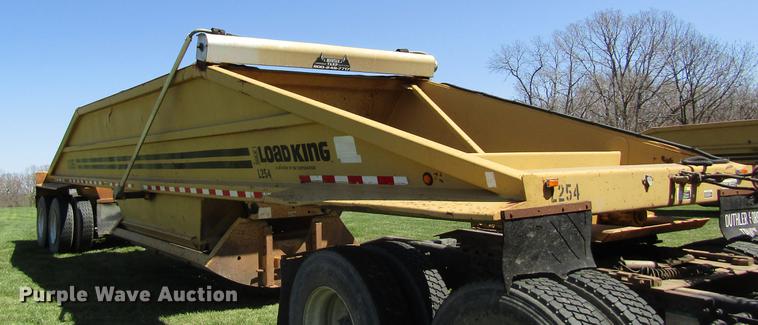 image for item DC4278 1997 Load King 2060-40-2 bottom dump trailer