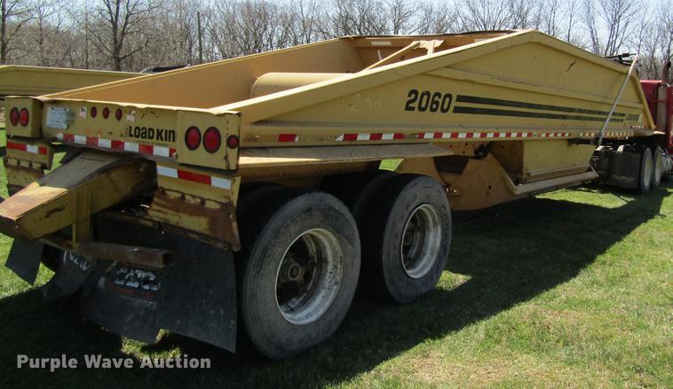 image for item DC4278 1997 Load King 2060-40-2 bottom dump trailer