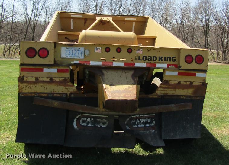 image for item DC4278 1997 Load King 2060-40-2 bottom dump trailer