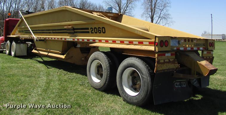 image for item DC4278 1997 Load King 2060-40-2 bottom dump trailer