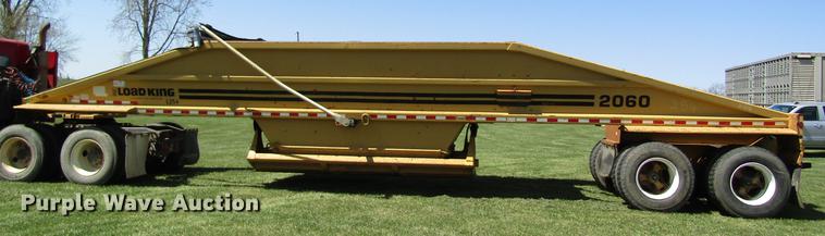 image for item DC4278 1997 Load King 2060-40-2 bottom dump trailer