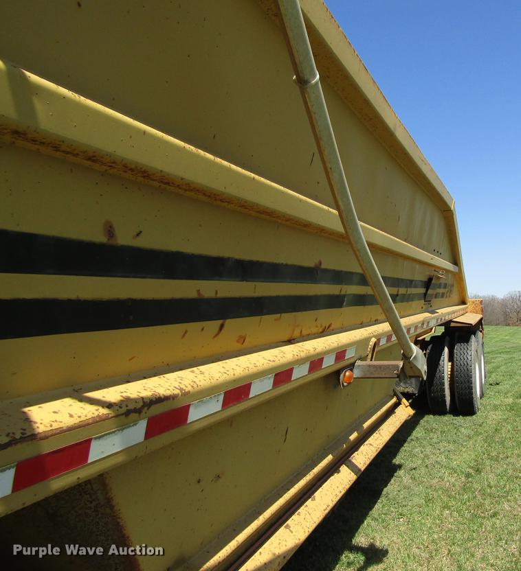 image for item DC4278 1997 Load King 2060-40-2 bottom dump trailer