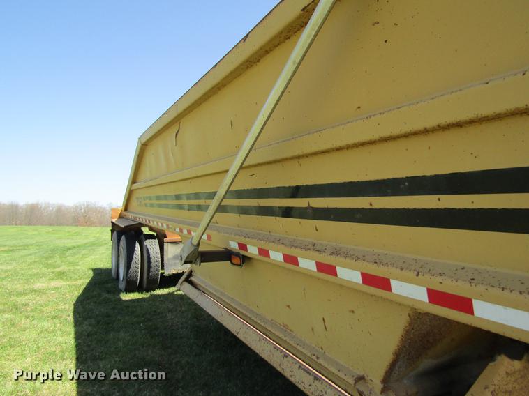 image for item DC4278 1997 Load King 2060-40-2 bottom dump trailer