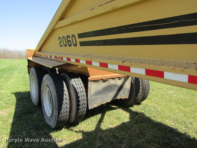 image for item DC4278 1997 Load King 2060-40-2 bottom dump trailer