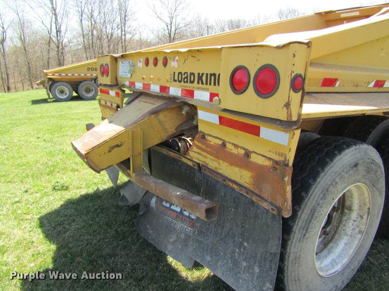 image for item DC4278 1997 Load King 2060-40-2 bottom dump trailer