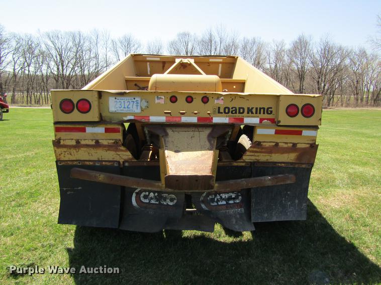 image for item DC4278 1997 Load King 2060-40-2 bottom dump trailer