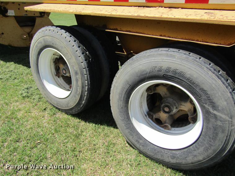 image for item DC4278 1997 Load King 2060-40-2 bottom dump trailer