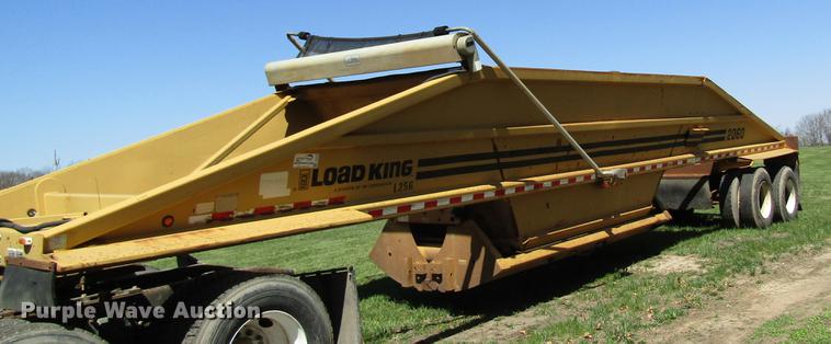 image for item DC4279 1997 Load King 2060-40-2 bottom dump trailer
