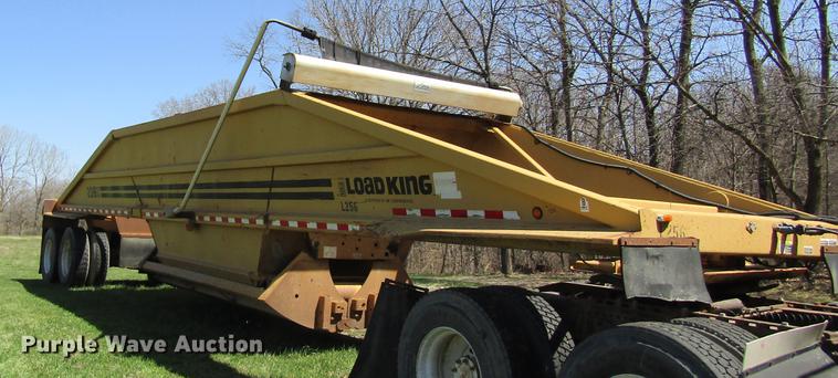 image for item DC4279 1997 Load King 2060-40-2 bottom dump trailer