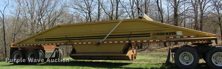 image for item DC4279 1997 Load King 2060-40-2 bottom dump trailer