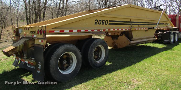 image for item DC4279 1997 Load King 2060-40-2 bottom dump trailer