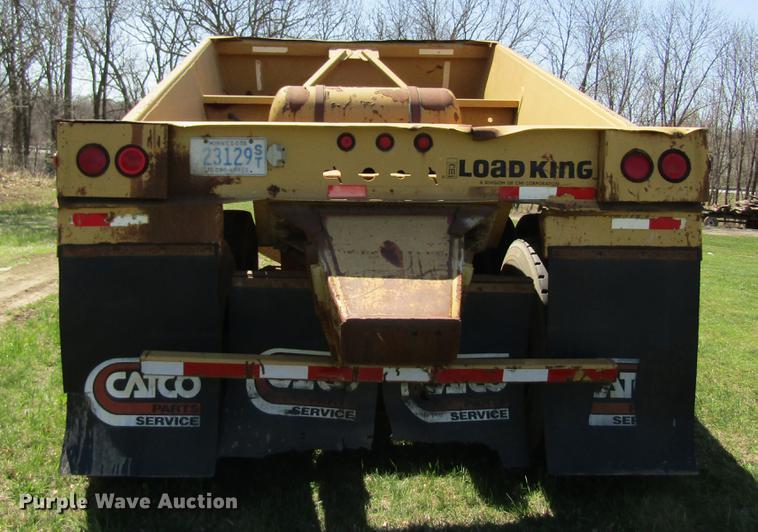 image for item DC4279 1997 Load King 2060-40-2 bottom dump trailer