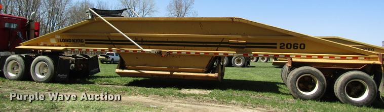 image for item DC4279 1997 Load King 2060-40-2 bottom dump trailer