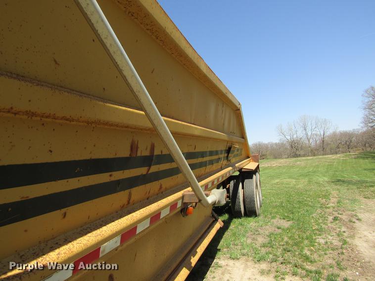 image for item DC4279 1997 Load King 2060-40-2 bottom dump trailer