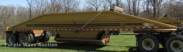 image for item DC4280 1999 Load King 2060-40-2 bottom dump trailer