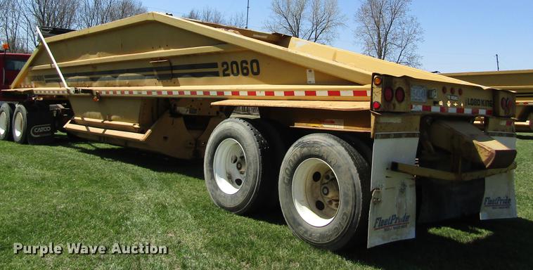 image for item DC4280 1999 Load King 2060-40-2 bottom dump trailer