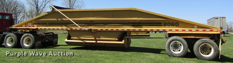 image for item DC4280 1999 Load King 2060-40-2 bottom dump trailer