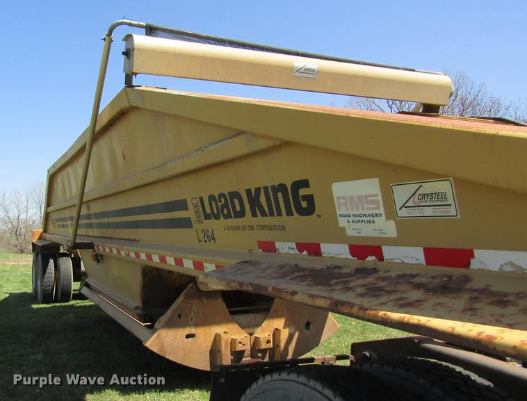 image for item DC4280 1999 Load King 2060-40-2 bottom dump trailer