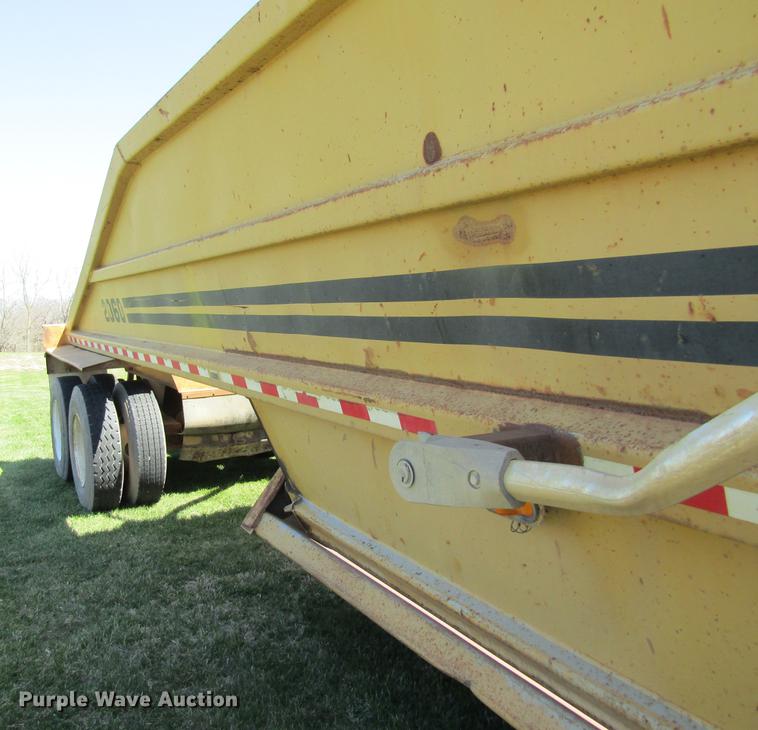 image for item DC4280 1999 Load King 2060-40-2 bottom dump trailer