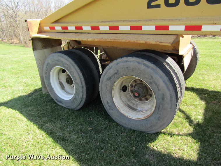 image for item DC4280 1999 Load King 2060-40-2 bottom dump trailer