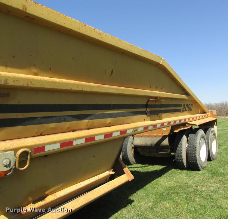 image for item DC4280 1999 Load King 2060-40-2 bottom dump trailer