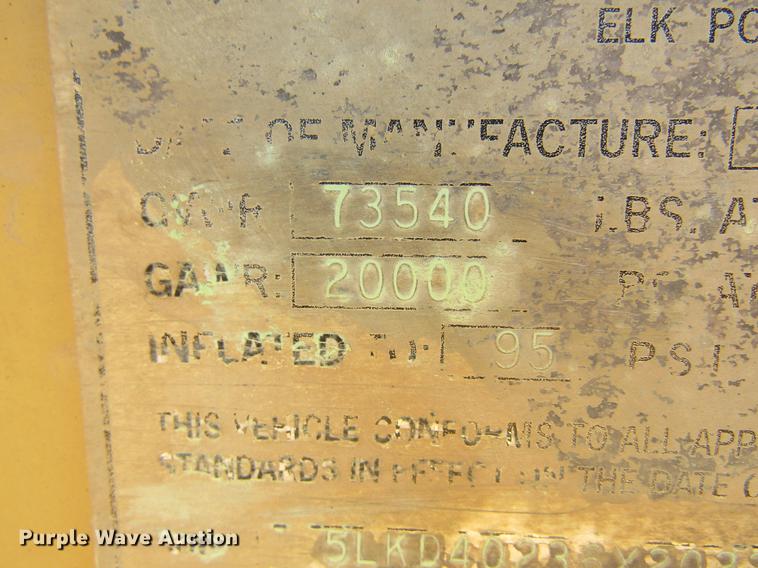 image for item DC4280 1999 Load King 2060-40-2 bottom dump trailer