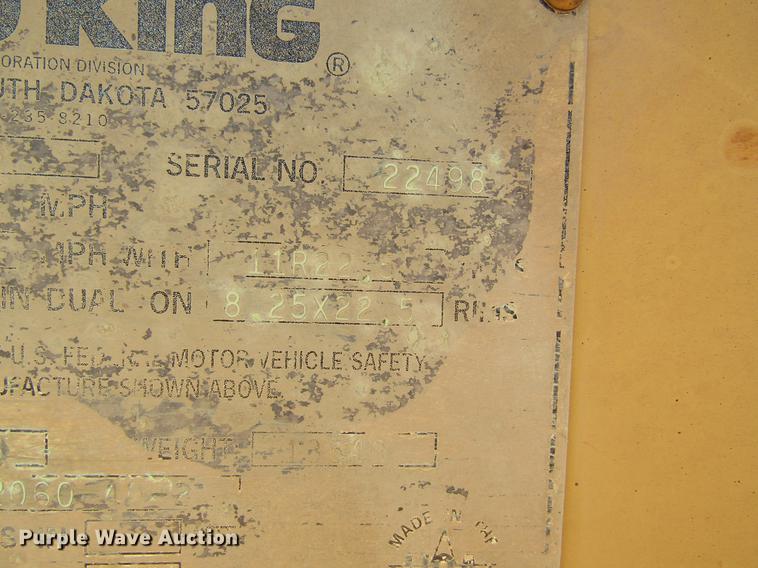 image for item DC4280 1999 Load King 2060-40-2 bottom dump trailer