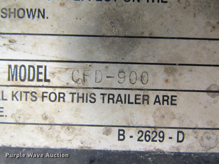 image for item DC4302 2011 Wilson CFD-900 side curtain trailer