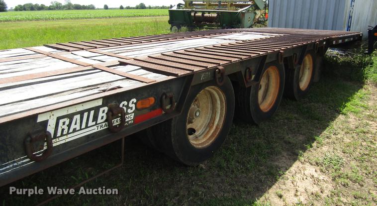 image for item DC7927 2001 Trail Boss KH49HTA drop deck equipment trailer