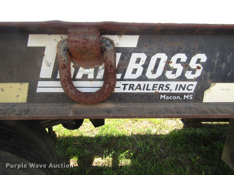 image for item DC7927 2001 Trail Boss KH49HTA drop deck equipment trailer