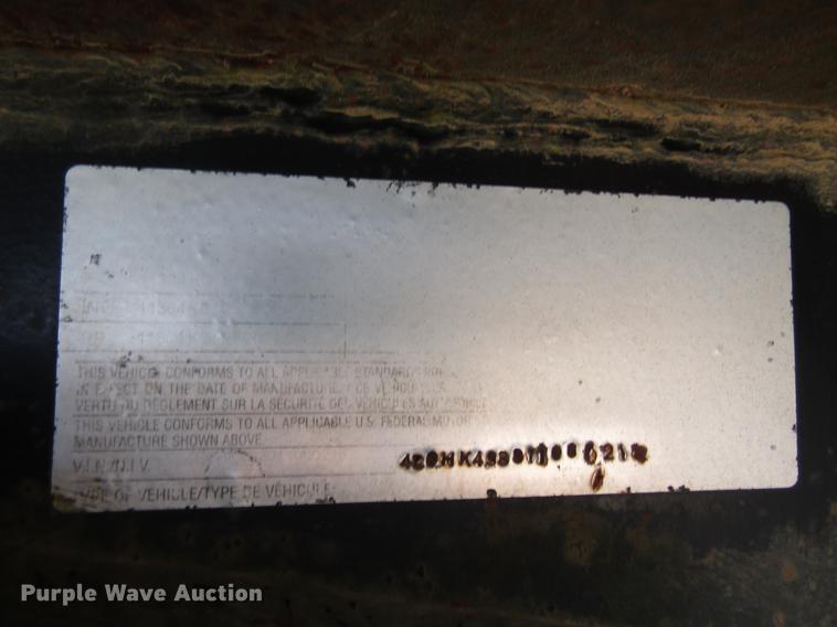 image for item DC7927 2001 Trail Boss KH49HTA drop deck equipment trailer