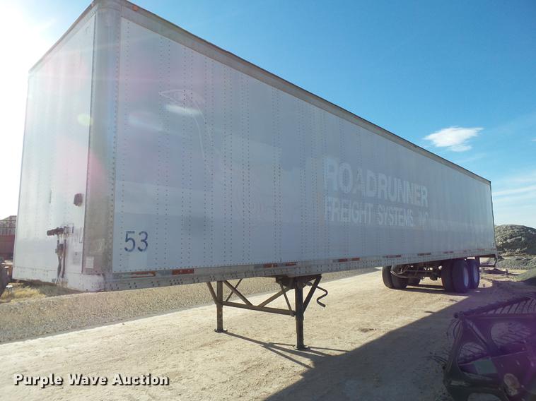 image for item DD1197 1994 Wabash SA-182CW dry van trailer