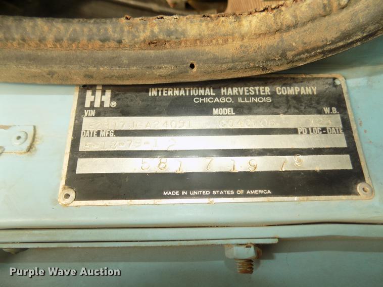 image for item DD2788 1979 International C04070B semi truck