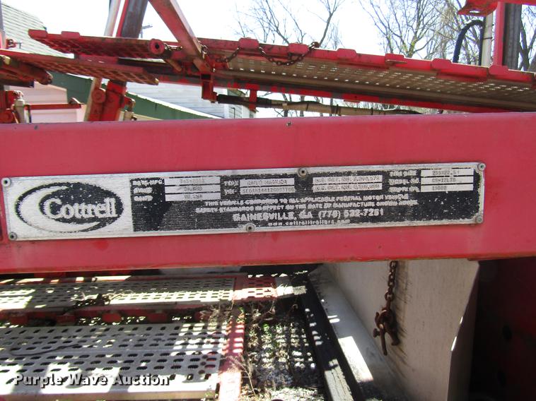 image for item DD7444 2002 Cottrell CS-12LTB car carrier