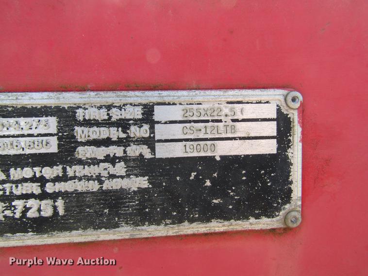 image for item DD7444 2002 Cottrell CS-12LTB car carrier