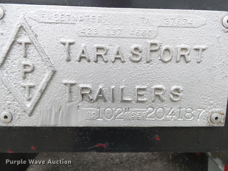 image for item DE3650 2006 Tarasport drop deck trailer
