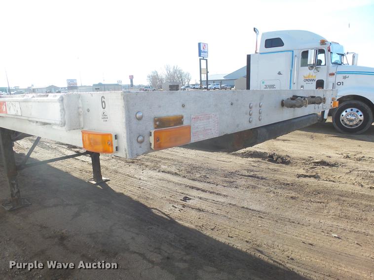 image for item DX9072 1998 Transcraft Eagle flatbed trailer