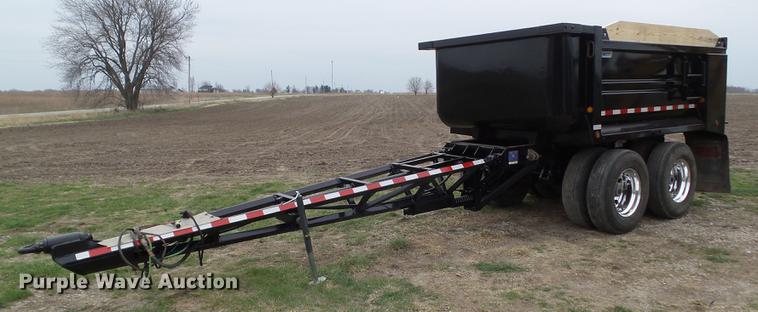 image for item DZ9239 2015 Clement 2AT12105 end dump pup trailer